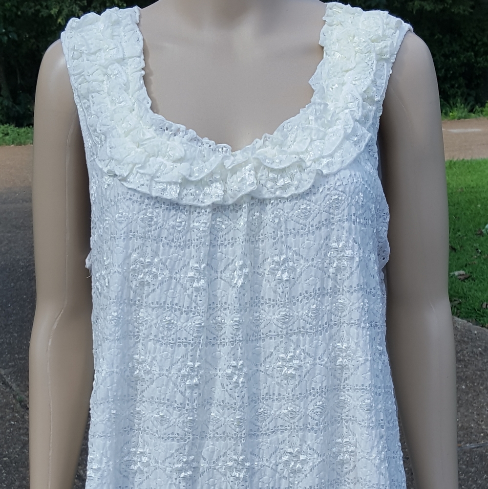 Dress Barn Woman Light & Frilly blouse